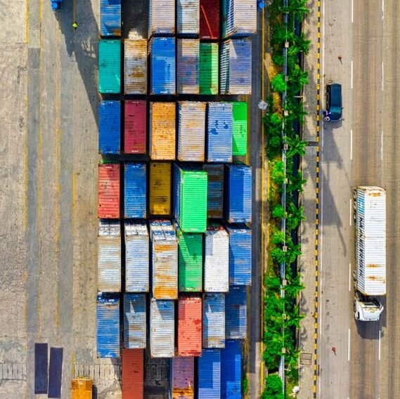 pexels-photo-2231742-2231742 Colorful cargo containers organized at a shipping yard in North Jakarta, Indonesia.